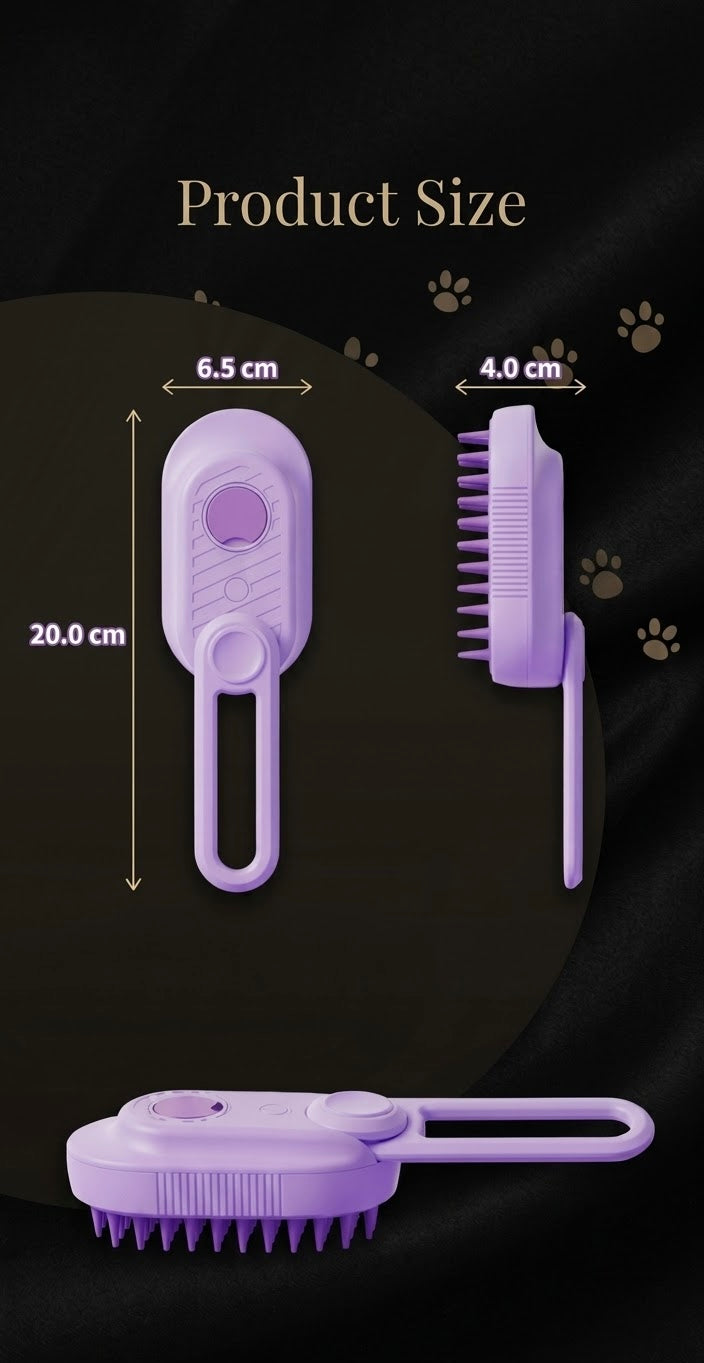 Brosse Vapeur Anti-Poils & Soin Massant